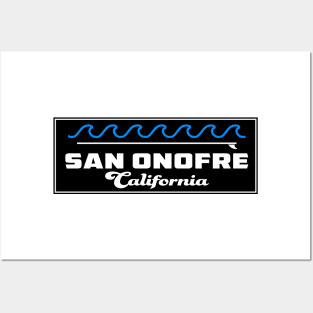 San Onofre California Surfing Trestles Surf CA Posters and Art